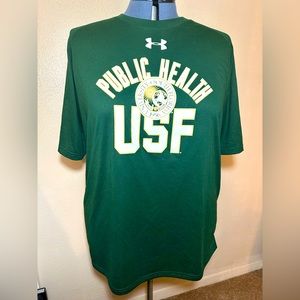Under Armour 2XL Loose Fit USF Public Health Athletic Tee